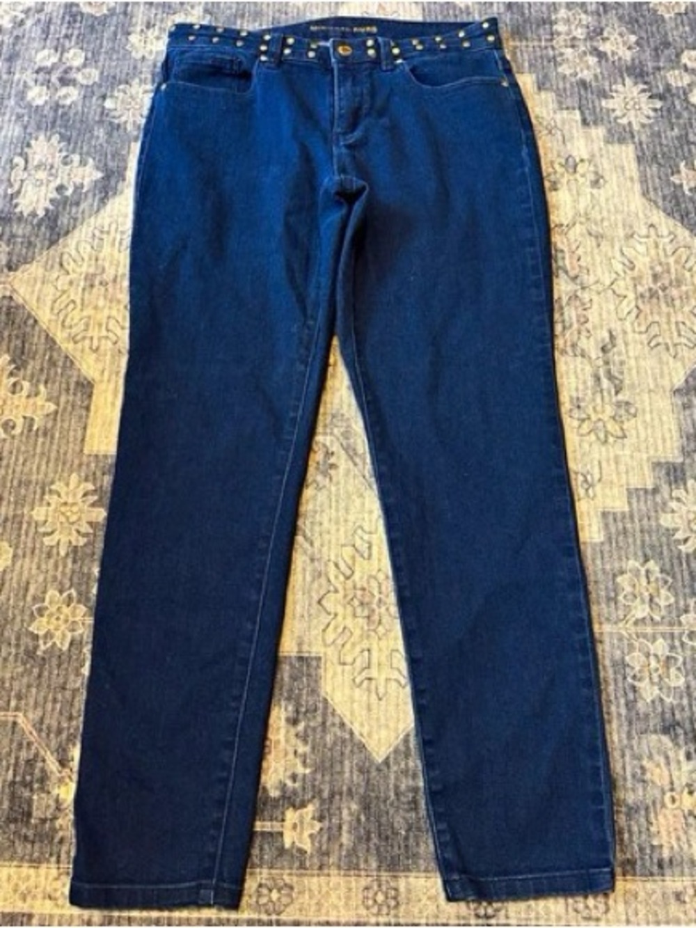 Michael Kors Women's Skinny Jeans in Dark Blue
